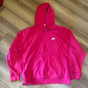 Nike hoodie XL bright pink